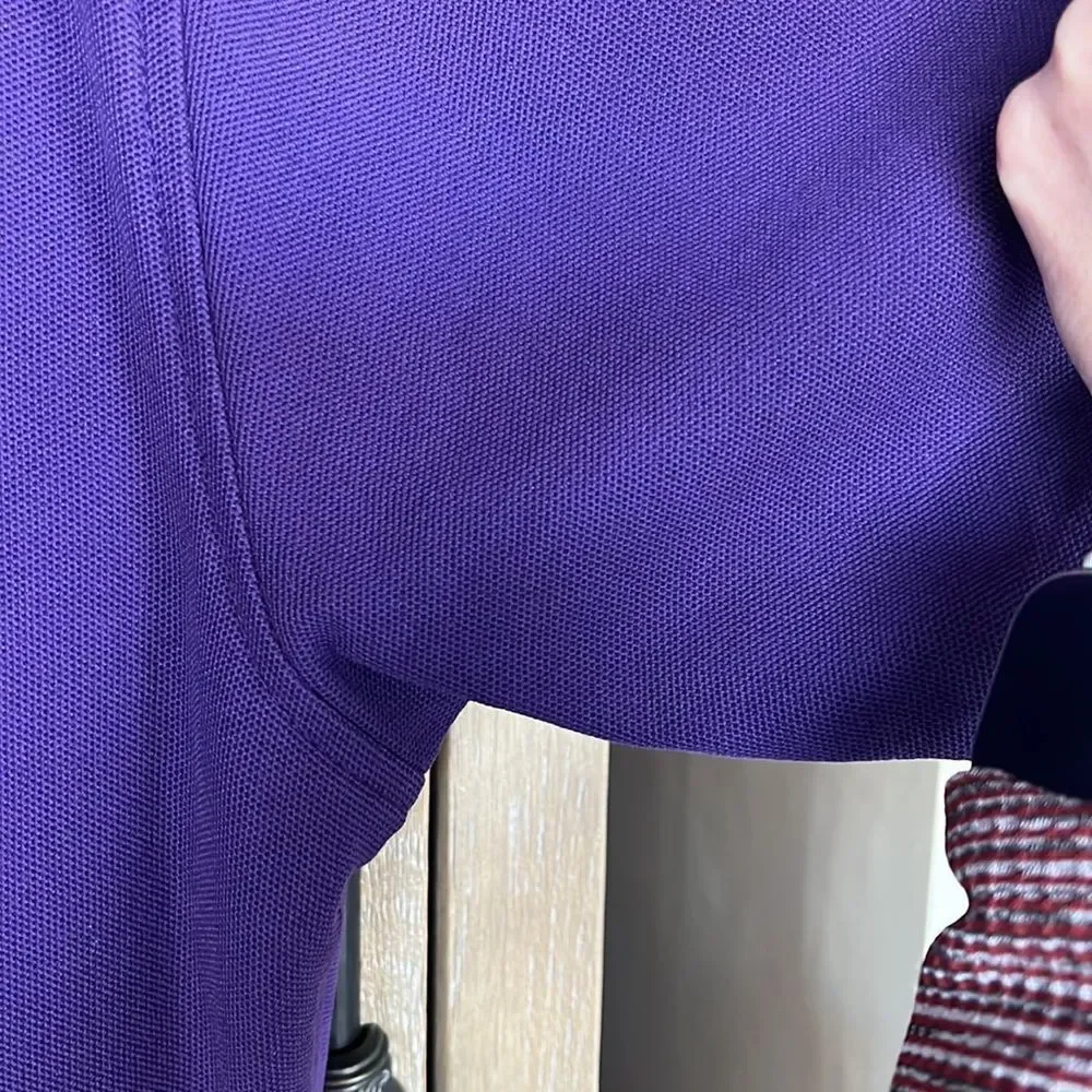 Jos. A. Bank men’s polo  collared shirt Purple Size Large. Traveler’s Collection
